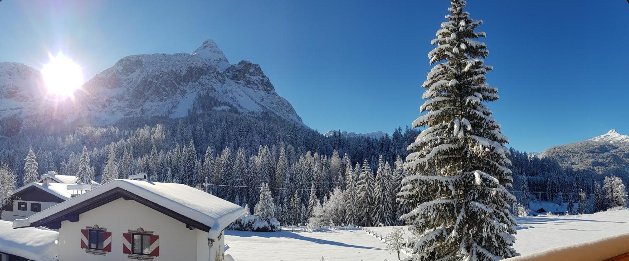 Gaestehaus Schoeneweiss Ehrwald Dış mekan fotoğraf